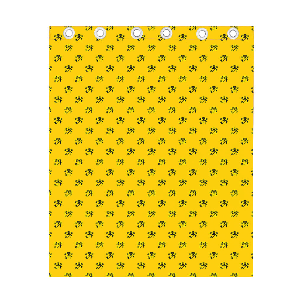 Eye Of Horus Symbol Pattern Print Curtain