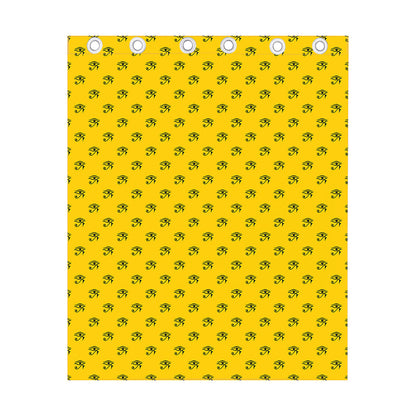 Eye Of Horus Symbol Pattern Print Curtain