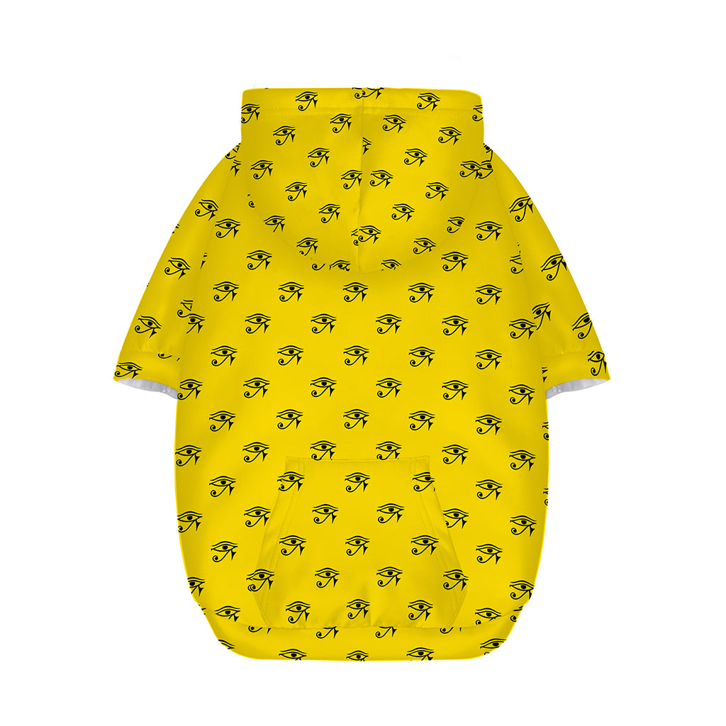 Eye Of Horus Symbol Pattern Print Dog Zip Up Hoodie