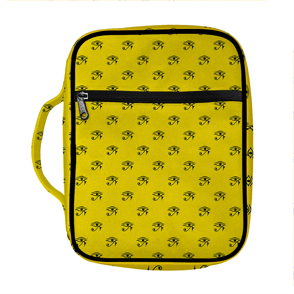 Eye Of Horus Symbol Pattern Print Front Pocket Bible Bag