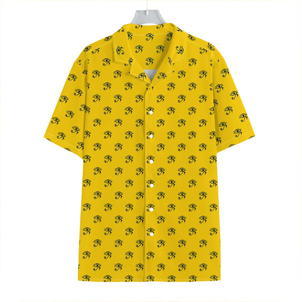Eye Of Horus Symbol Pattern Print Hawaiian Shirt