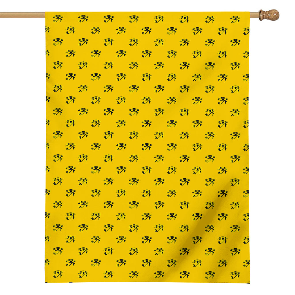Eye Of Horus Symbol Pattern Print House Flag