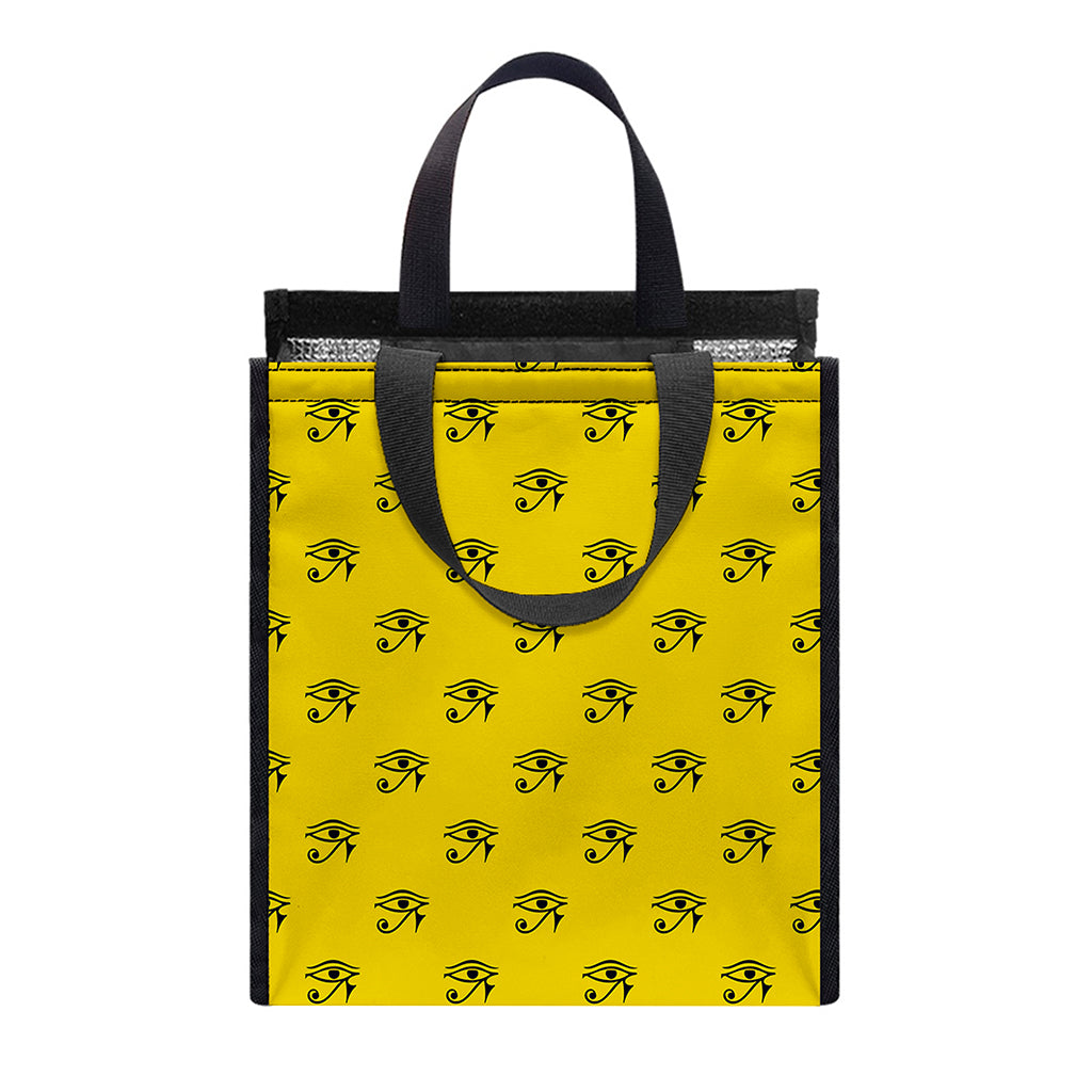 Eye Of Horus Symbol Pattern Print Insulated Lunch Tote