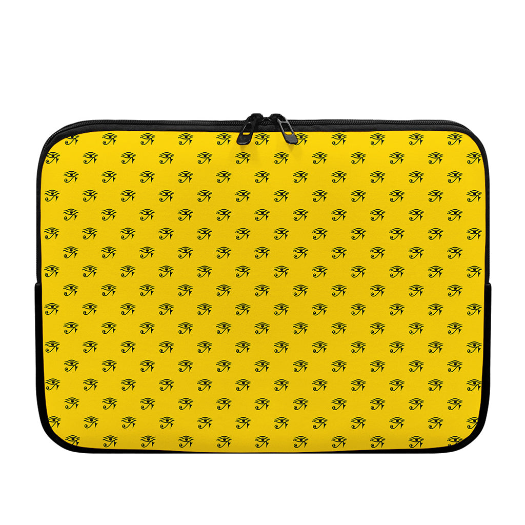 Eye Of Horus Symbol Pattern Print Laptop Sleeve