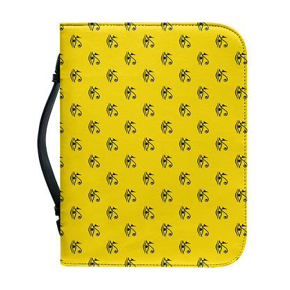 Eye Of Horus Symbol Pattern Print Leather Bible Cover