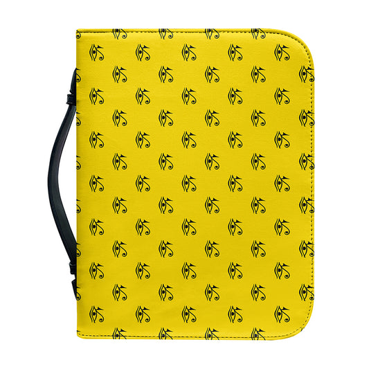Eye Of Horus Symbol Pattern Print Leather Bible Cover