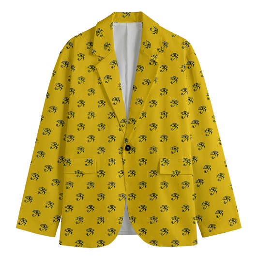 Eye Of Horus Symbol Pattern Print Men's Blazer