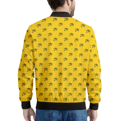 Eye Of Horus Symbol Pattern Print Men's Bomber Jacket