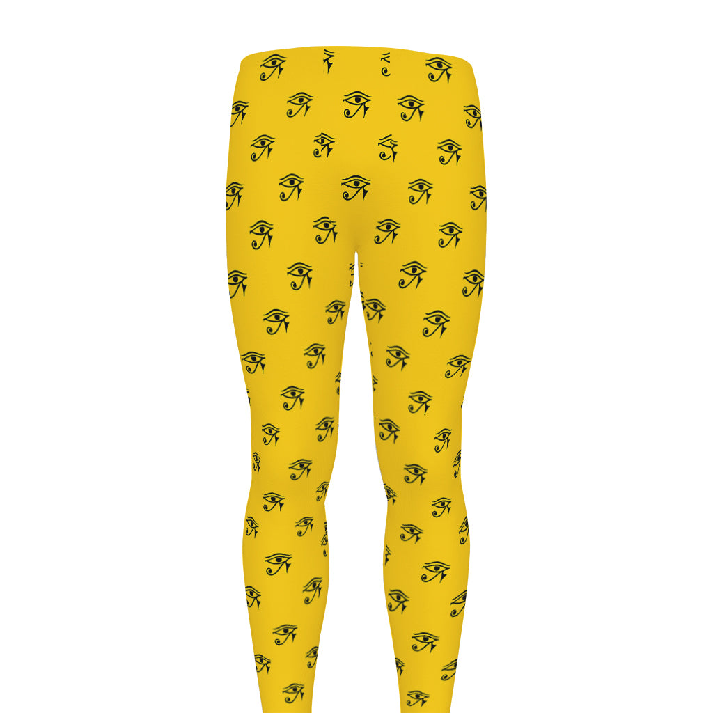 Eye Of Horus Symbol Pattern Print Men's leggings