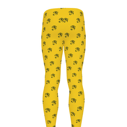 Eye Of Horus Symbol Pattern Print Men's leggings