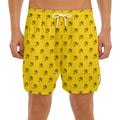 Eye Of Horus Symbol Pattern Print Men's Split Running Shorts