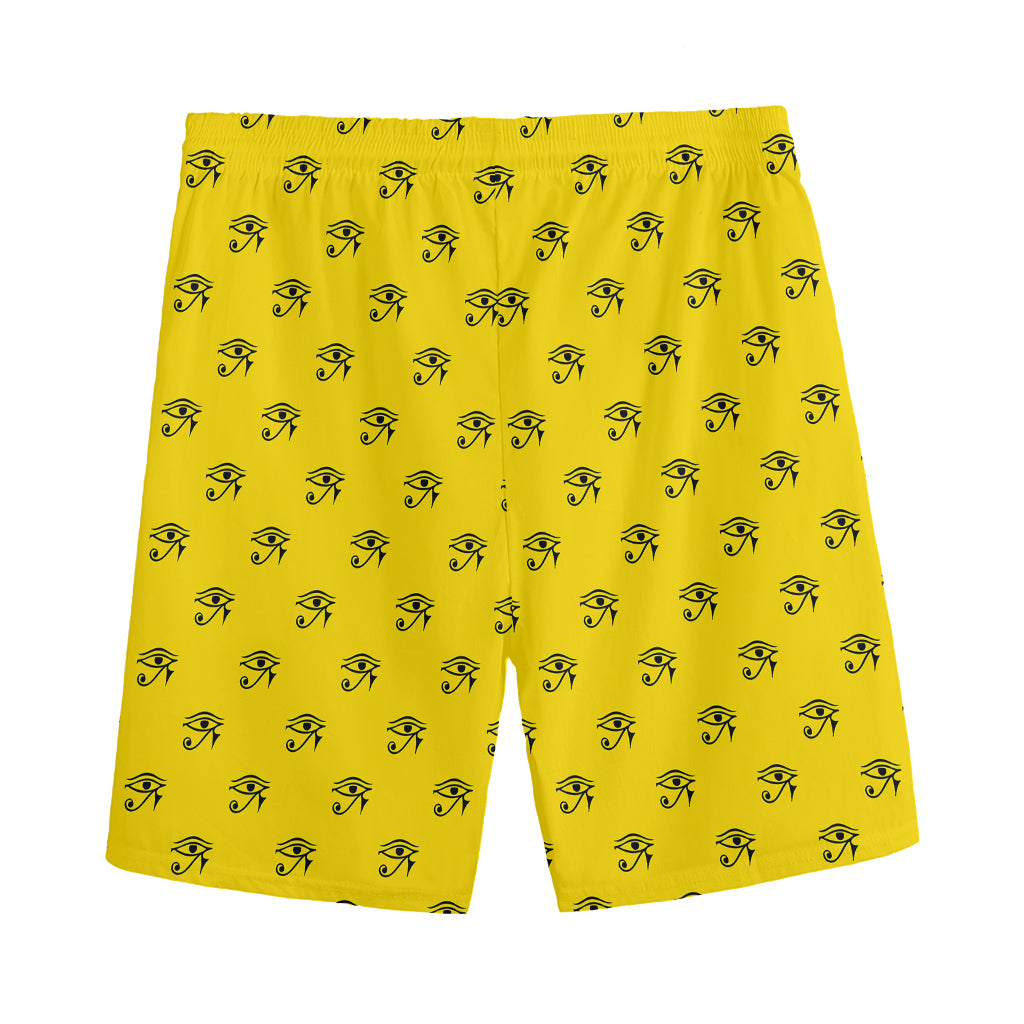 Eye Of Horus Symbol Pattern Print Men's Sports Shorts