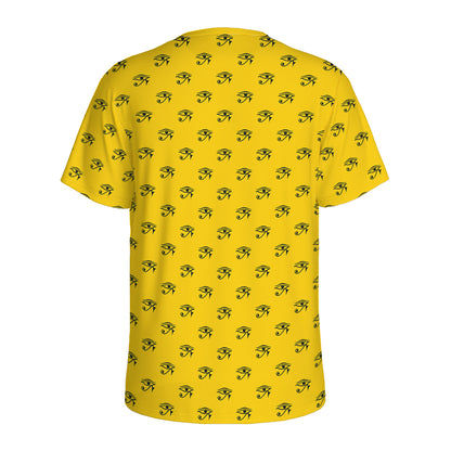 Eye Of Horus Symbol Pattern Print Men's Sports T-Shirt