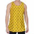 Eye Of Horus Symbol Pattern Print Men's Velvet Tank Top