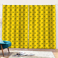 Eye Of Horus Symbol Pattern Print Pencil Pleat Curtains