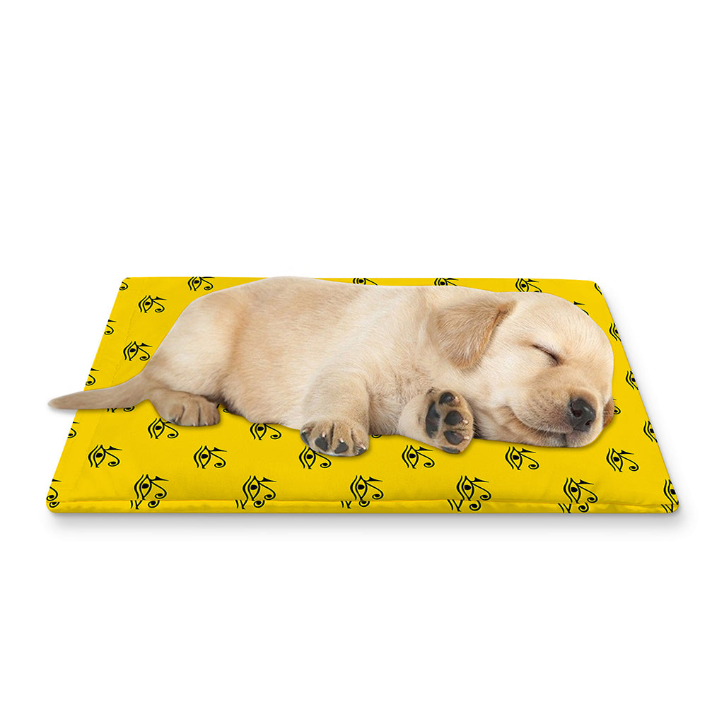Eye Of Horus Symbol Pattern Print Pet Cooling Mat Cover