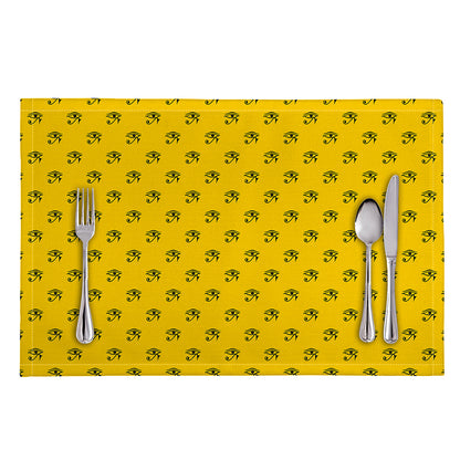 Eye Of Horus Symbol Pattern Print Placemat