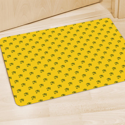 Eye Of Horus Symbol Pattern Print Polyester Doormat