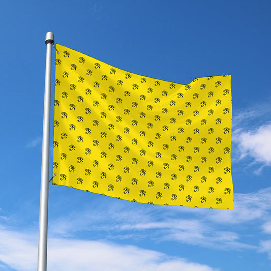 Eye Of Horus Symbol Pattern Print Polyester Flag