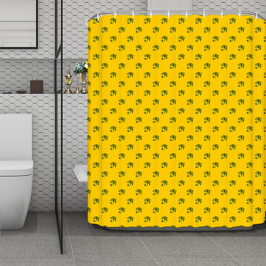 Eye Of Horus Symbol Pattern Print Polyester Shower Curtain