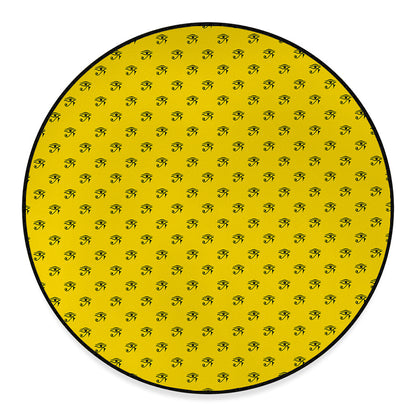 Eye Of Horus Symbol Pattern Print Round Floor Mat