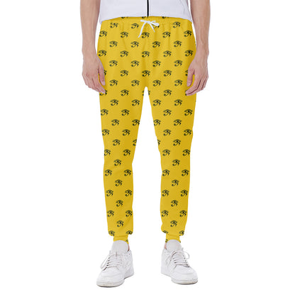 Eye Of Horus Symbol Pattern Print Scuba Joggers