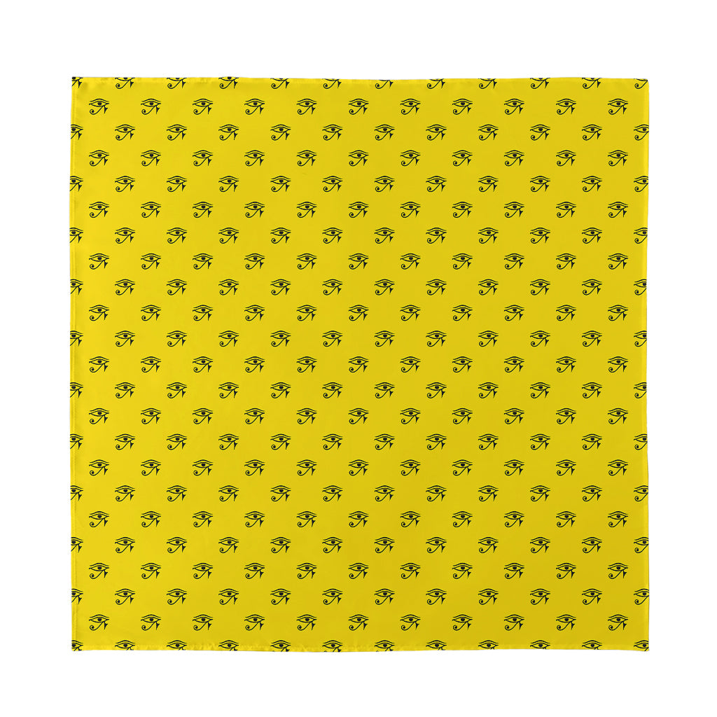 Eye Of Horus Symbol Pattern Print Silk Bandana