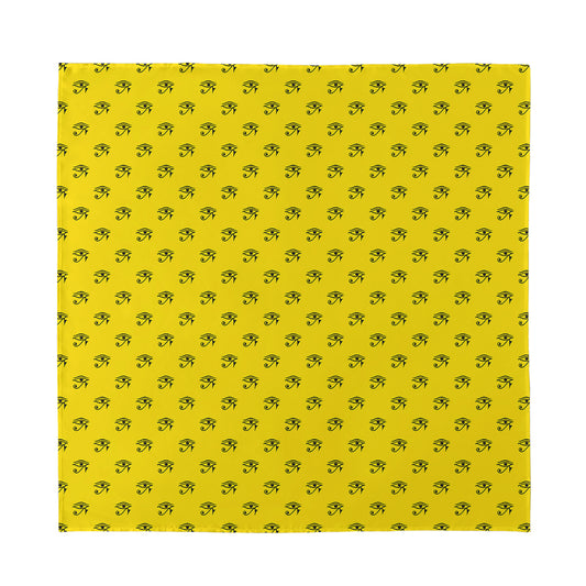 Eye Of Horus Symbol Pattern Print Silk Bandana