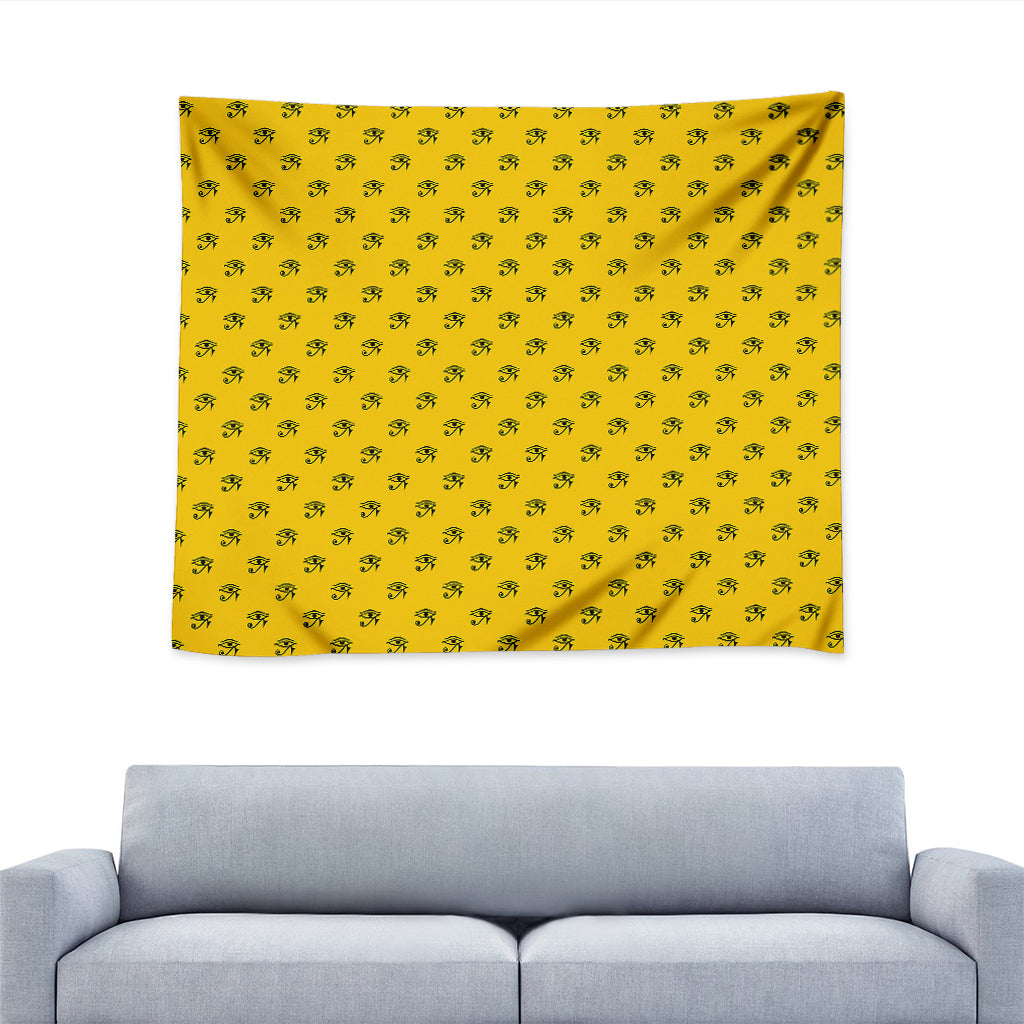 Eye Of Horus Symbol Pattern Print Tapestry