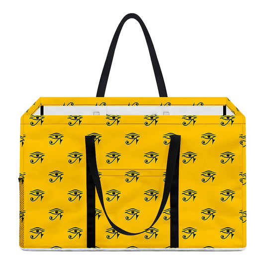 Eye Of Horus Symbol Pattern Print Utility Tote Bag