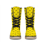 Eye Of Horus Symbol Pattern Print Winter Boots