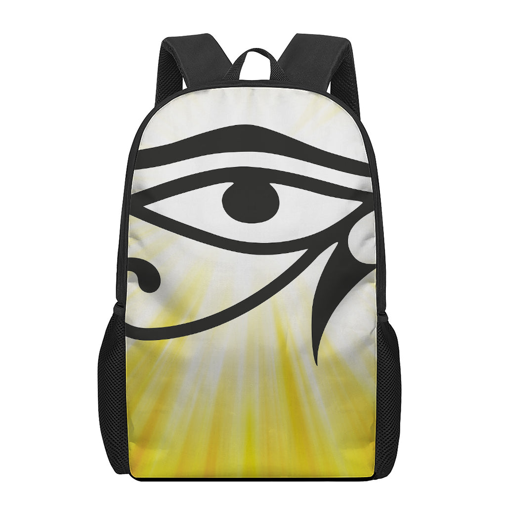 Eye Of Horus Symbol Print 17 Inch Backpack