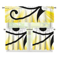 Eye Of Horus Symbol Print 3 Piece Kitchen Curtains