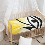 Eye Of Horus Symbol Print Baby Crib Sheet