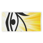 Eye Of Horus Symbol Print Beach Towel