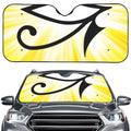 Eye Of Horus Symbol Print Car Windshield Sun Shade