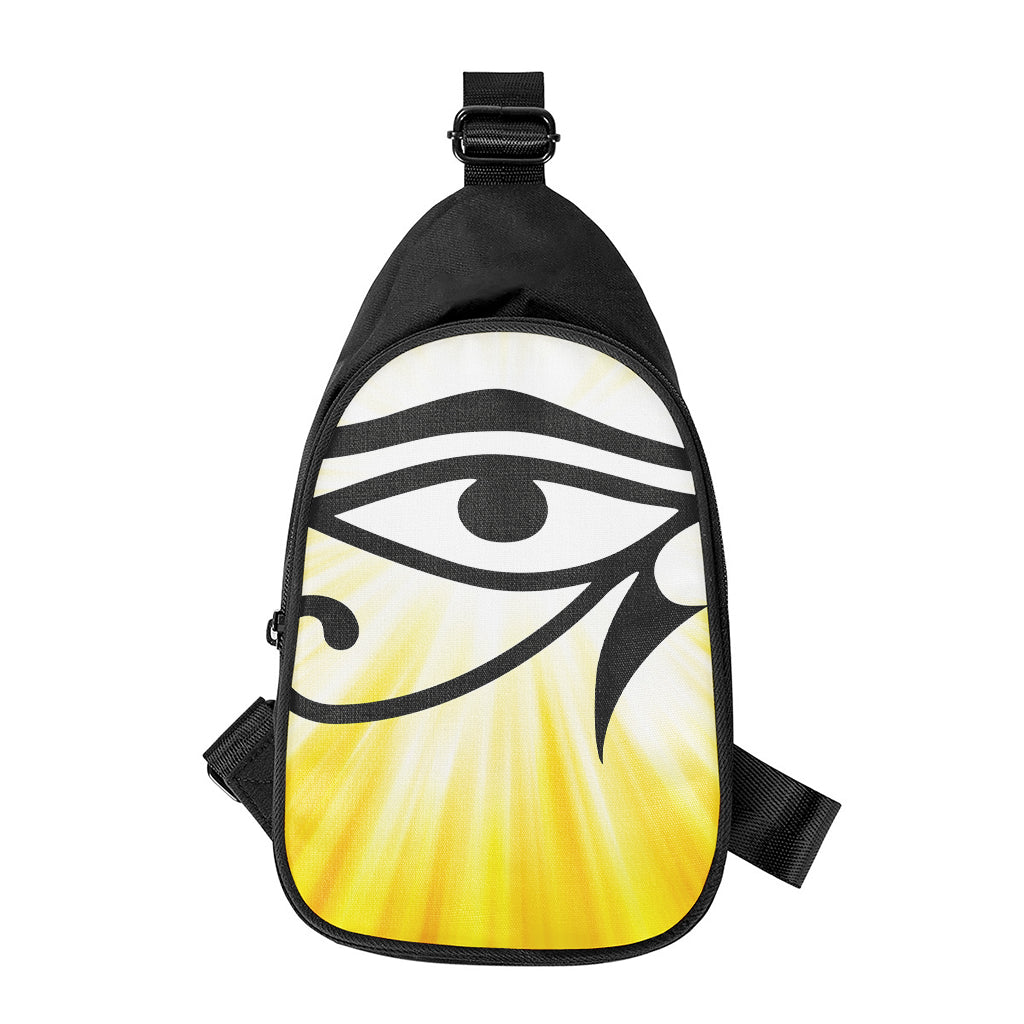 Eye Of Horus Symbol Print Chest Bag