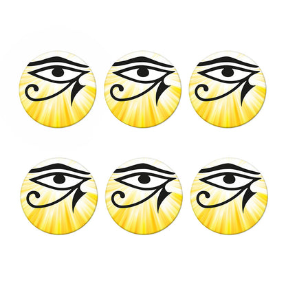 Eye Of Horus Symbol Print Coaster Set