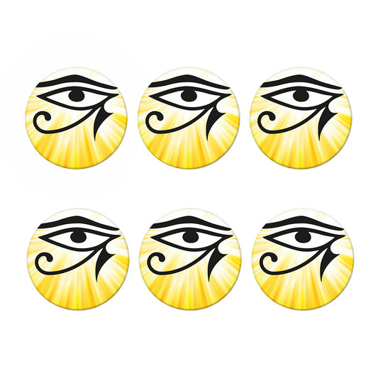 Eye Of Horus Symbol Print Coaster Set