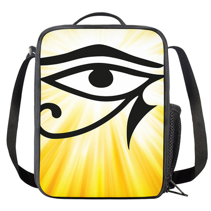 Eye Of Horus Symbol Print Crossbody Lunch Bag