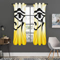 Eye Of Horus Symbol Print Grommet Curtain Panels