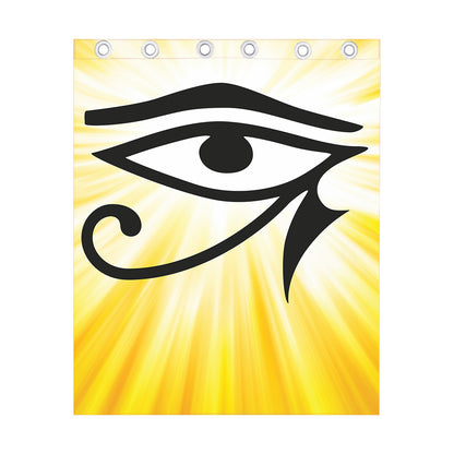 Eye Of Horus Symbol Print Curtain