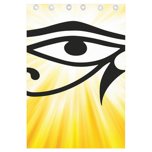 Eye Of Horus Symbol Print Curtain