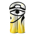 Eye Of Horus Symbol Print Double Neoprene Wine Tote