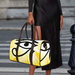 Eye Of Horus Symbol Print Duffle Bag