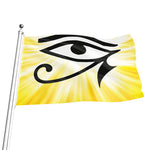 Eye Of Horus Symbol Print Flag