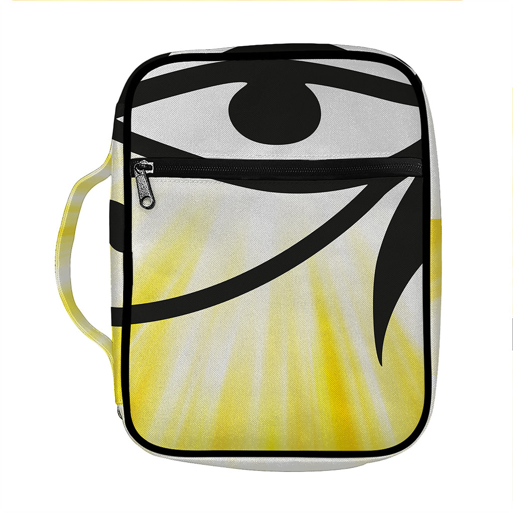Eye Of Horus Symbol Print Front Pocket Bible Bag