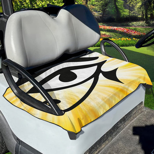 Eye Of Horus Symbol Print Golf Cart Seat Cover