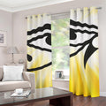 Eye Of Horus Symbol Print Grommet Curtains