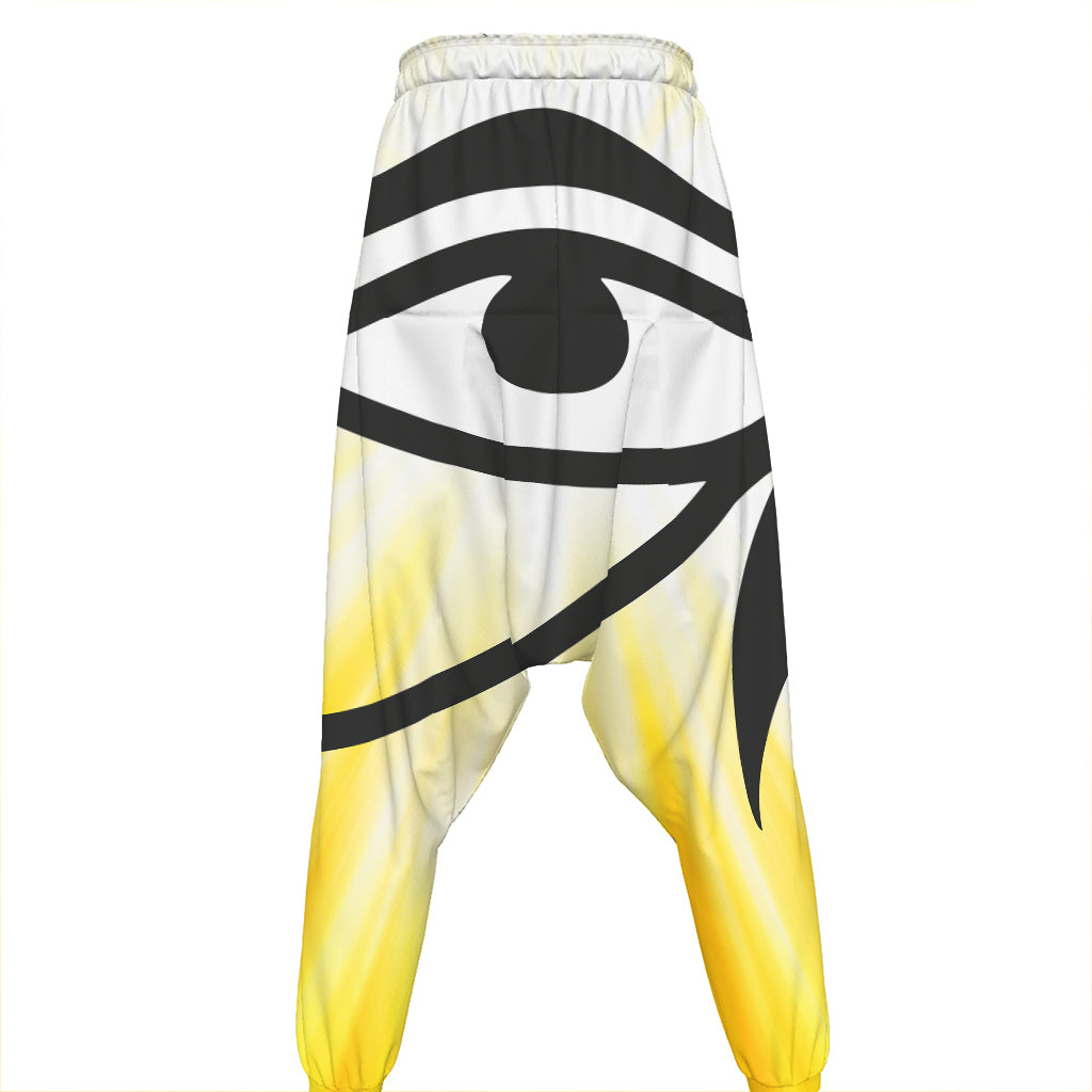 Eye Of Horus Symbol Print Hammer Pants
